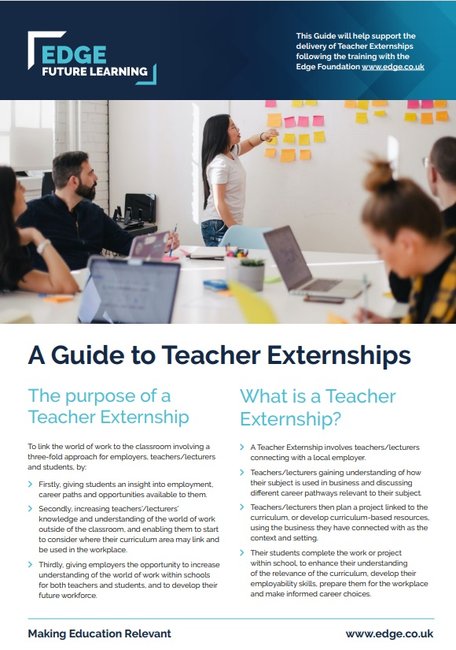 A guide to teacher externships - cover